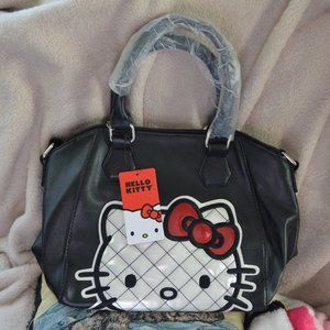 NWT Hello Kitty by Sanrio Purse/Handbag Black/Red/White